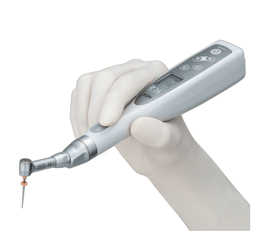 Endo-Mate TC2 MPA - беспроводной эндодонтический микромотор с возможностью быстрого подключения апекслокатора